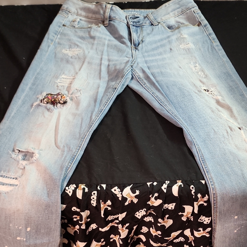 Distressed Blue Women's Jeans